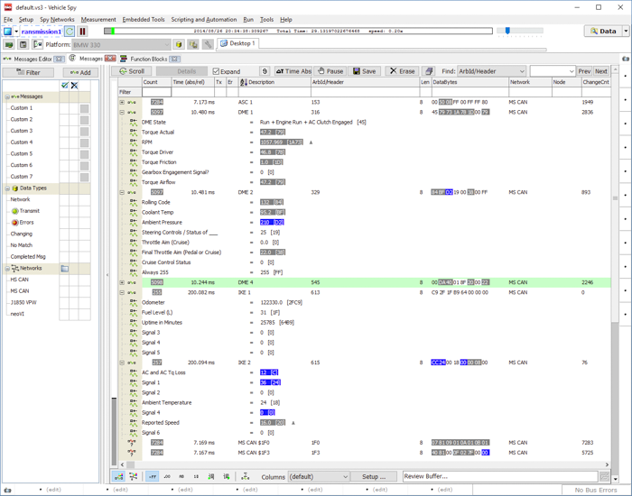 CAN Data Example